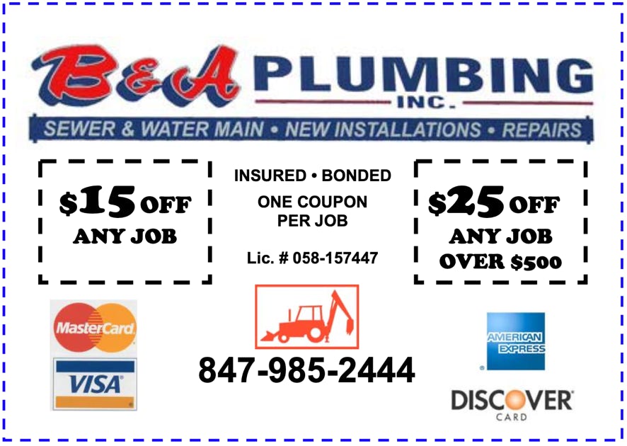 B&A Plumbing Coupon