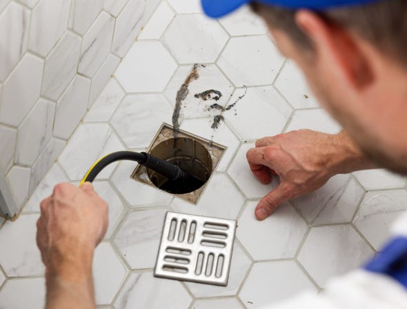 Shower Drain Clearing