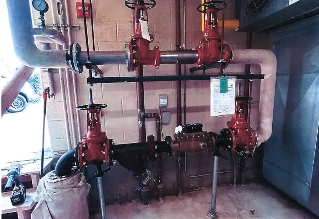Commercial backflow device