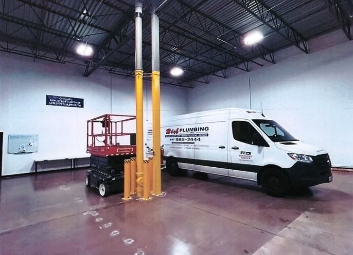 Commercial roof drain repair and installation in NW Illinois